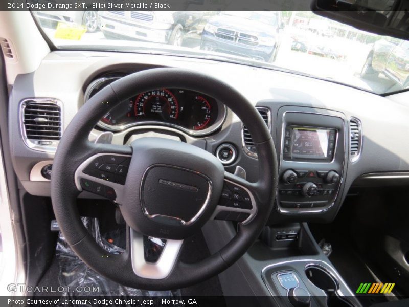 Billet Silver Metallic / Black 2014 Dodge Durango SXT