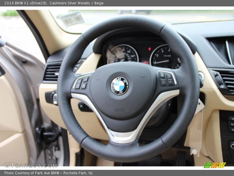 Cashmere Silver Metallic / Beige 2014 BMW X1 xDrive28i