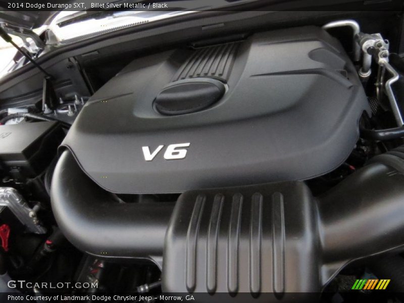 Billet Silver Metallic / Black 2014 Dodge Durango SXT