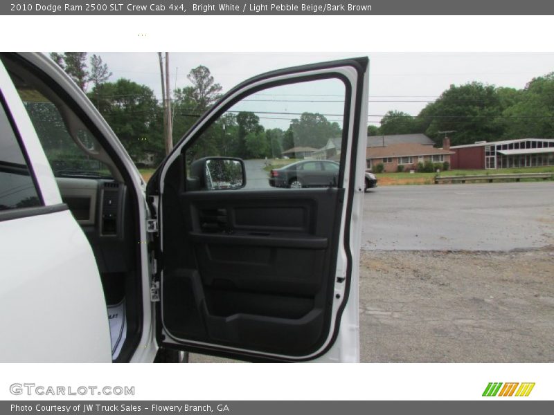 Bright White / Light Pebble Beige/Bark Brown 2010 Dodge Ram 2500 SLT Crew Cab 4x4