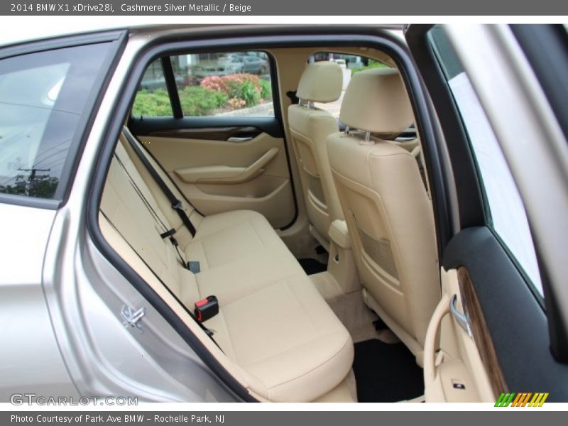 Cashmere Silver Metallic / Beige 2014 BMW X1 xDrive28i