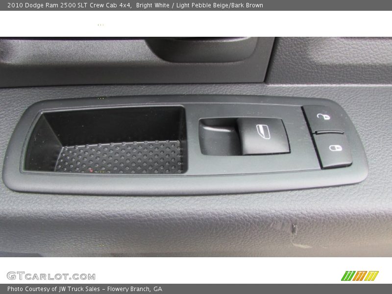 Bright White / Light Pebble Beige/Bark Brown 2010 Dodge Ram 2500 SLT Crew Cab 4x4