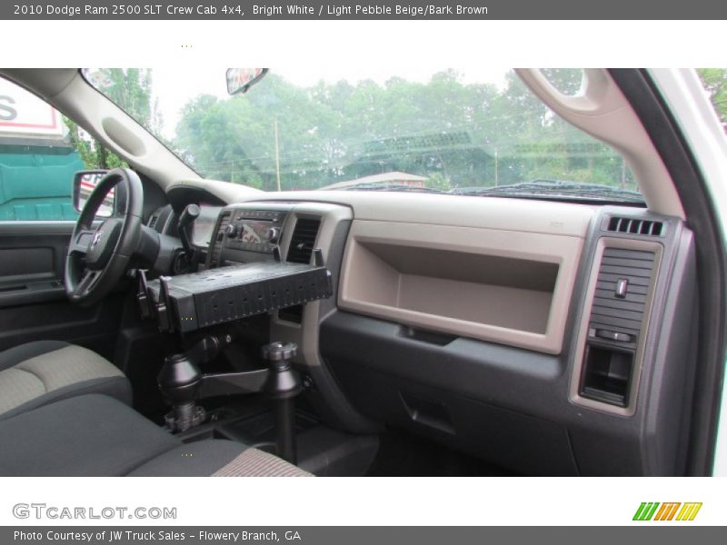 Bright White / Light Pebble Beige/Bark Brown 2010 Dodge Ram 2500 SLT Crew Cab 4x4