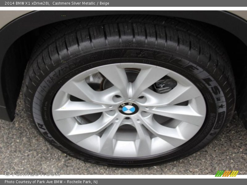Cashmere Silver Metallic / Beige 2014 BMW X1 xDrive28i