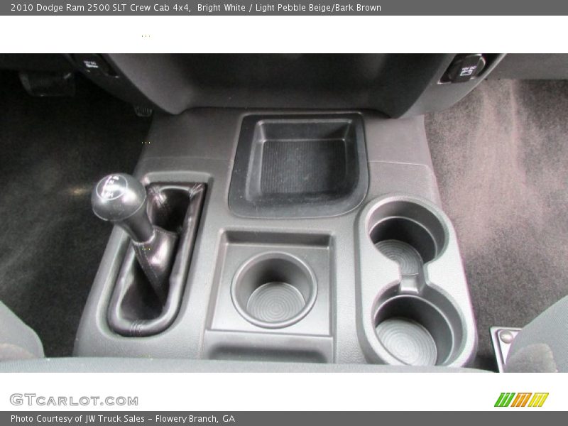 Bright White / Light Pebble Beige/Bark Brown 2010 Dodge Ram 2500 SLT Crew Cab 4x4