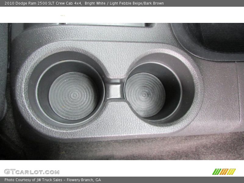Bright White / Light Pebble Beige/Bark Brown 2010 Dodge Ram 2500 SLT Crew Cab 4x4