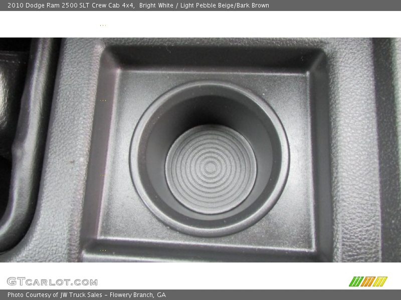 Bright White / Light Pebble Beige/Bark Brown 2010 Dodge Ram 2500 SLT Crew Cab 4x4