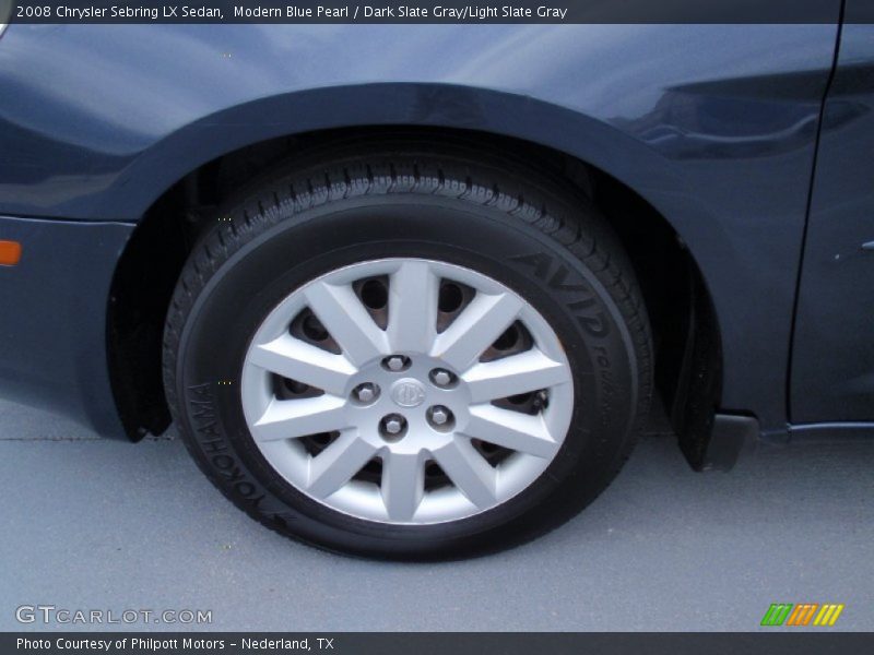 Modern Blue Pearl / Dark Slate Gray/Light Slate Gray 2008 Chrysler Sebring LX Sedan