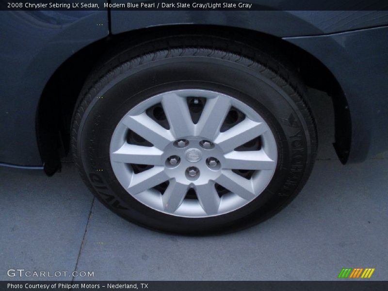 Modern Blue Pearl / Dark Slate Gray/Light Slate Gray 2008 Chrysler Sebring LX Sedan