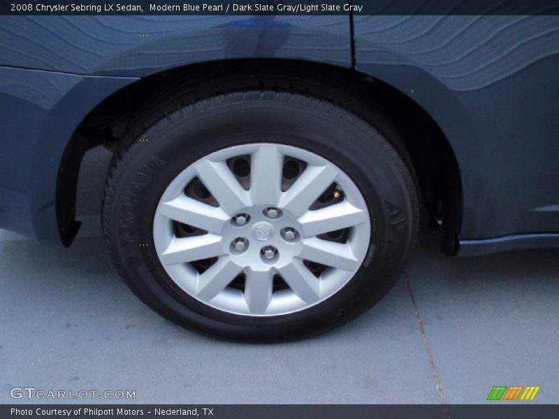 Modern Blue Pearl / Dark Slate Gray/Light Slate Gray 2008 Chrysler Sebring LX Sedan