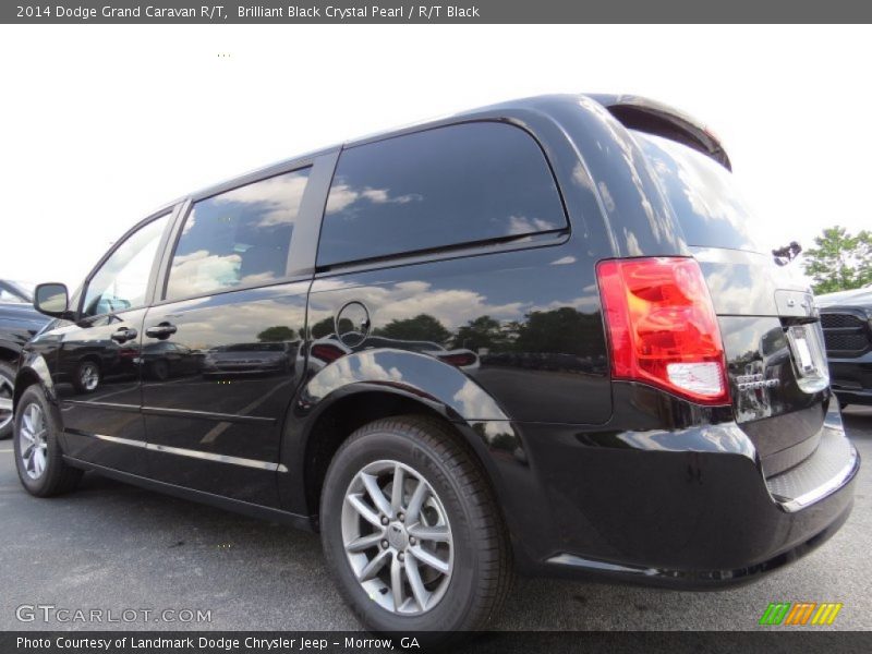 Brilliant Black Crystal Pearl / R/T Black 2014 Dodge Grand Caravan R/T
