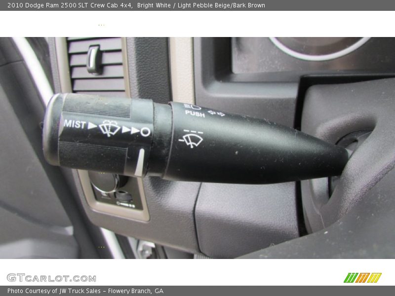 Bright White / Light Pebble Beige/Bark Brown 2010 Dodge Ram 2500 SLT Crew Cab 4x4