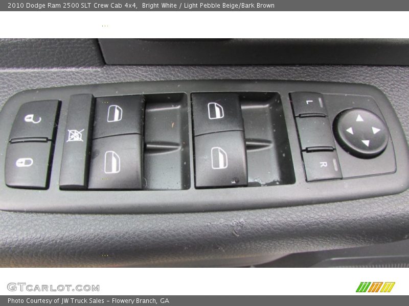 Bright White / Light Pebble Beige/Bark Brown 2010 Dodge Ram 2500 SLT Crew Cab 4x4