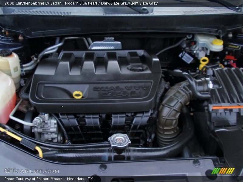 Modern Blue Pearl / Dark Slate Gray/Light Slate Gray 2008 Chrysler Sebring LX Sedan