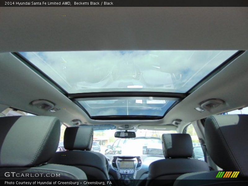 Becketts Black / Black 2014 Hyundai Santa Fe Limited AWD