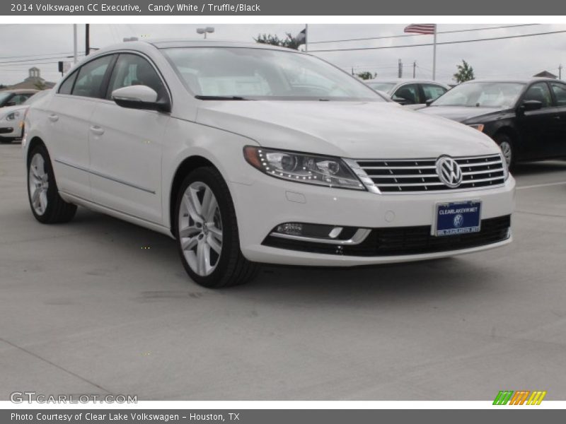 Candy White / Truffle/Black 2014 Volkswagen CC Executive