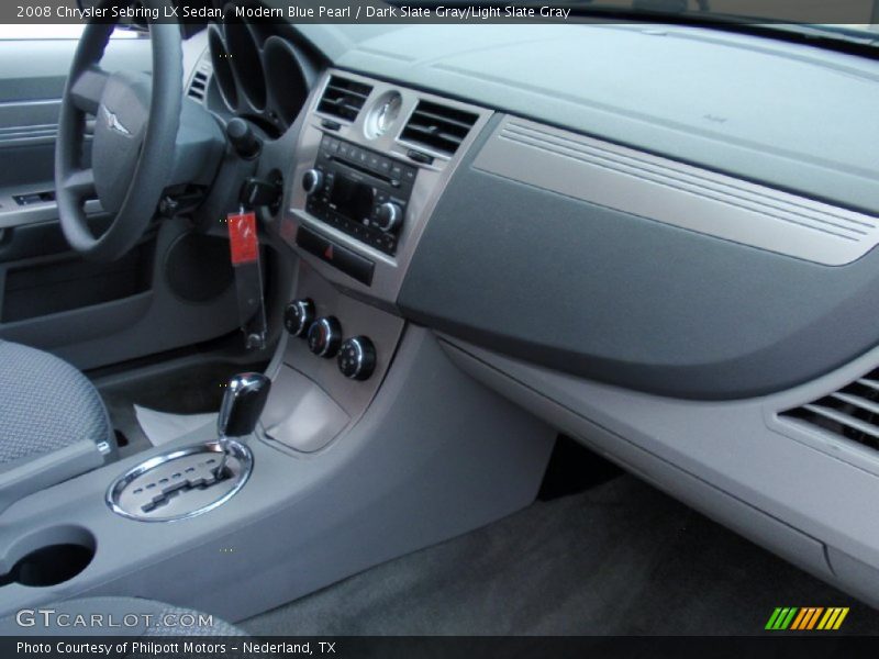 Modern Blue Pearl / Dark Slate Gray/Light Slate Gray 2008 Chrysler Sebring LX Sedan