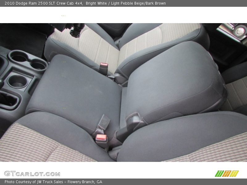 Bright White / Light Pebble Beige/Bark Brown 2010 Dodge Ram 2500 SLT Crew Cab 4x4