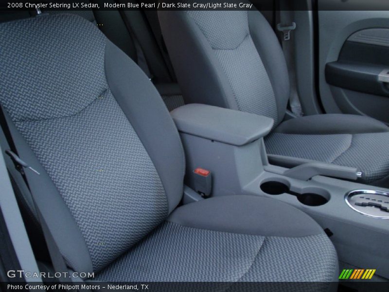 Modern Blue Pearl / Dark Slate Gray/Light Slate Gray 2008 Chrysler Sebring LX Sedan