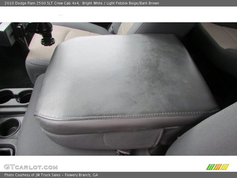 Bright White / Light Pebble Beige/Bark Brown 2010 Dodge Ram 2500 SLT Crew Cab 4x4
