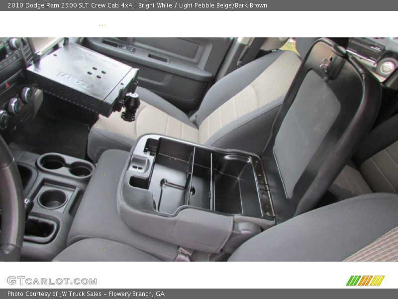 Bright White / Light Pebble Beige/Bark Brown 2010 Dodge Ram 2500 SLT Crew Cab 4x4