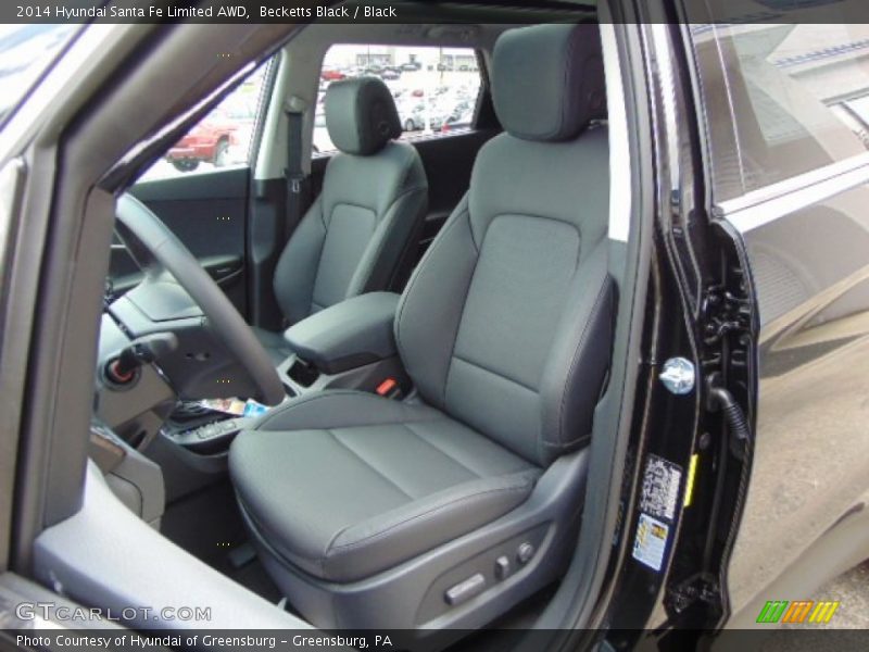 Becketts Black / Black 2014 Hyundai Santa Fe Limited AWD
