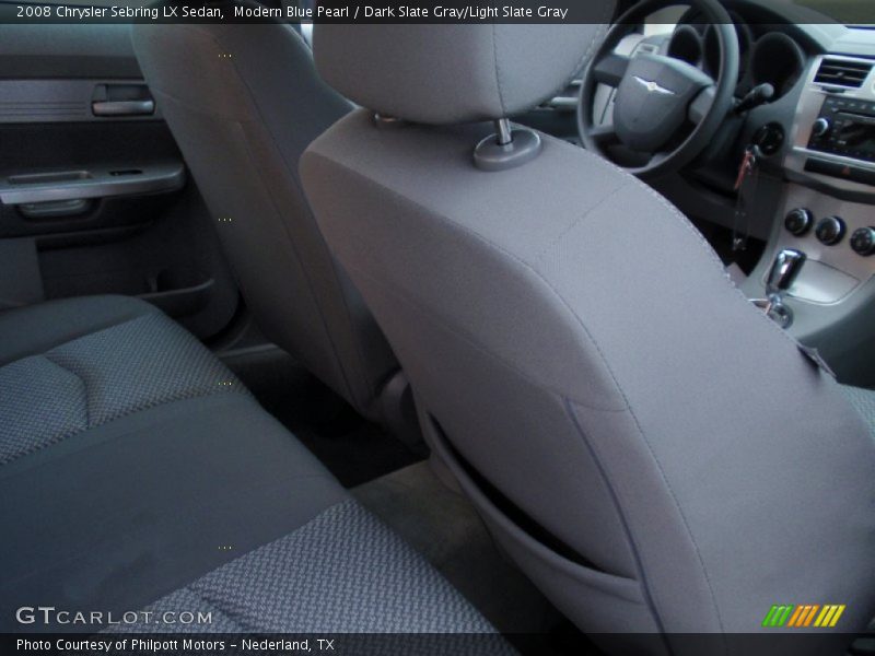 Modern Blue Pearl / Dark Slate Gray/Light Slate Gray 2008 Chrysler Sebring LX Sedan