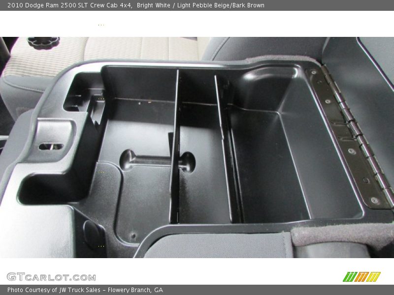 Bright White / Light Pebble Beige/Bark Brown 2010 Dodge Ram 2500 SLT Crew Cab 4x4
