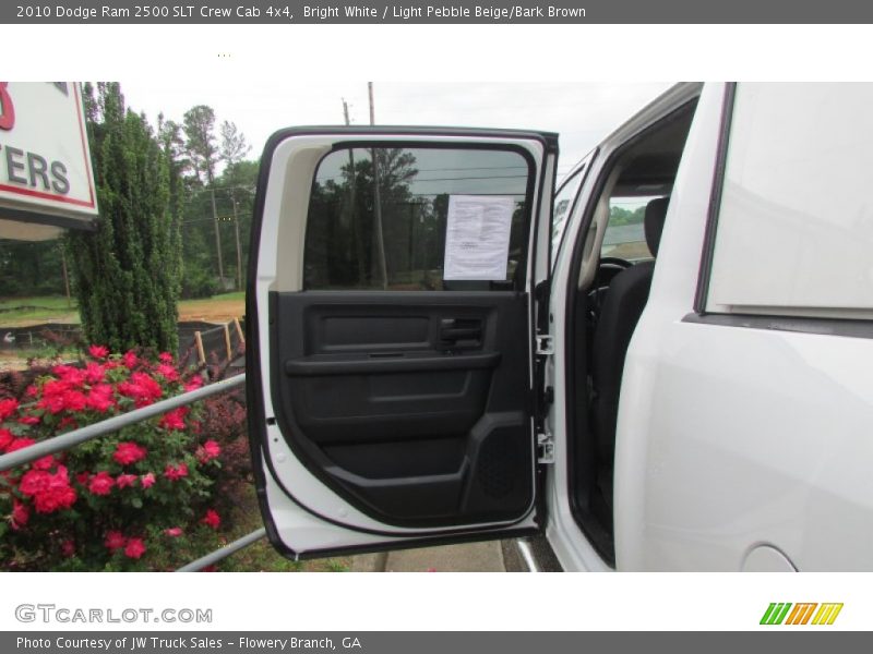 Bright White / Light Pebble Beige/Bark Brown 2010 Dodge Ram 2500 SLT Crew Cab 4x4
