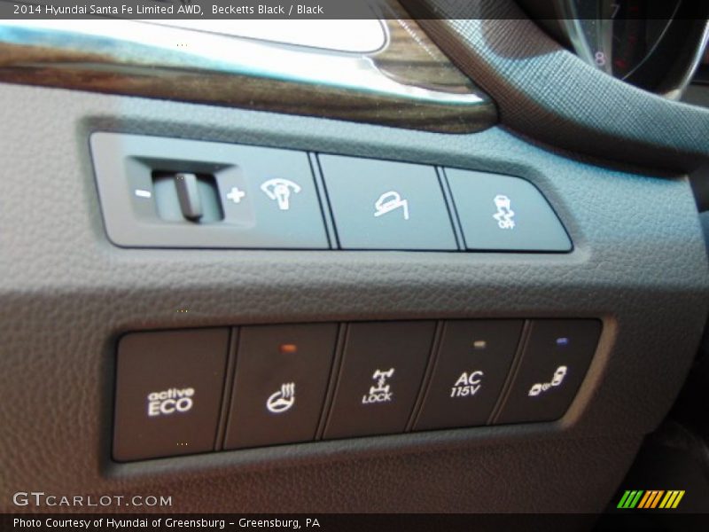 Becketts Black / Black 2014 Hyundai Santa Fe Limited AWD