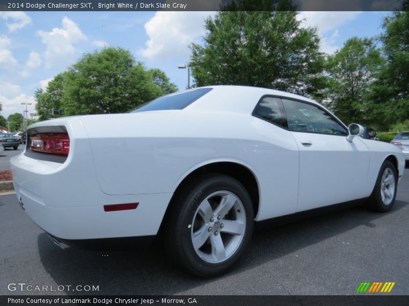 Bright White / Dark Slate Gray 2014 Dodge Challenger SXT
