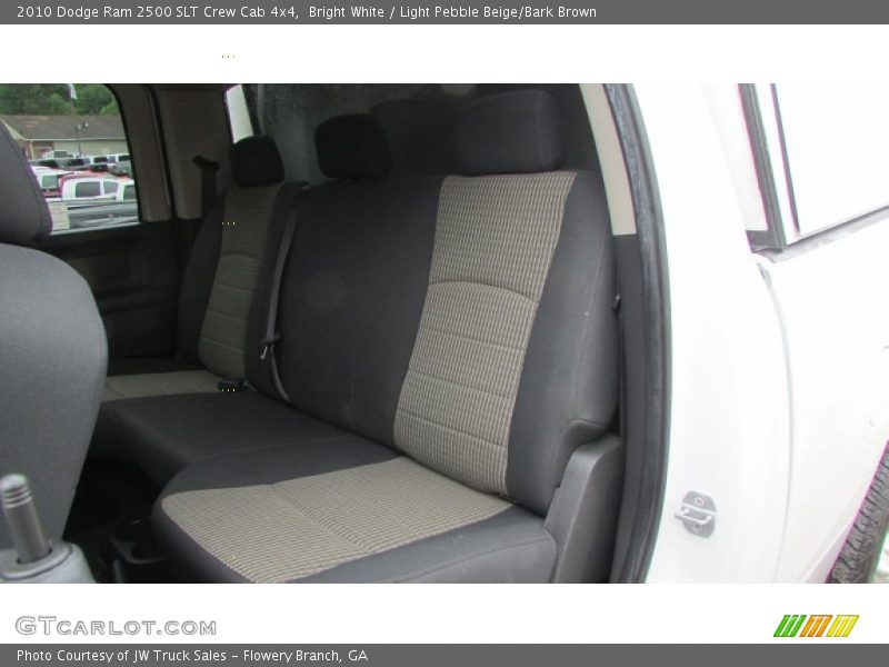 Bright White / Light Pebble Beige/Bark Brown 2010 Dodge Ram 2500 SLT Crew Cab 4x4