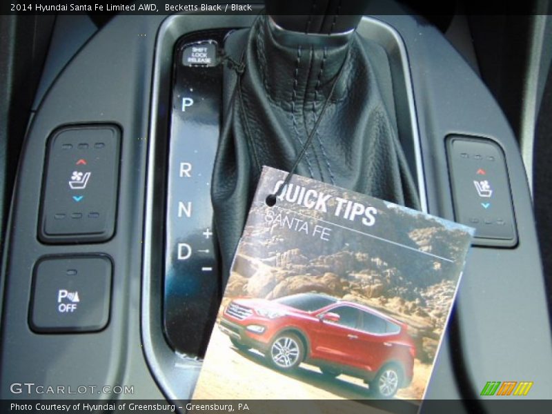 Becketts Black / Black 2014 Hyundai Santa Fe Limited AWD