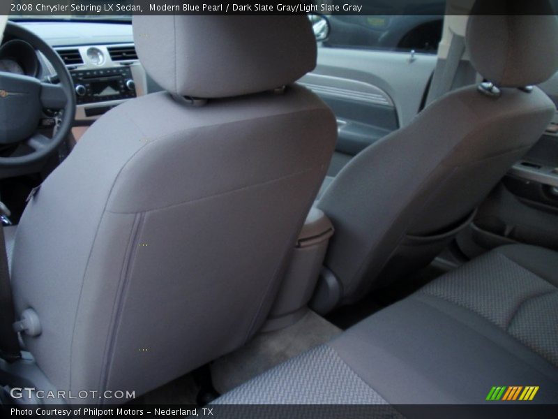 Modern Blue Pearl / Dark Slate Gray/Light Slate Gray 2008 Chrysler Sebring LX Sedan
