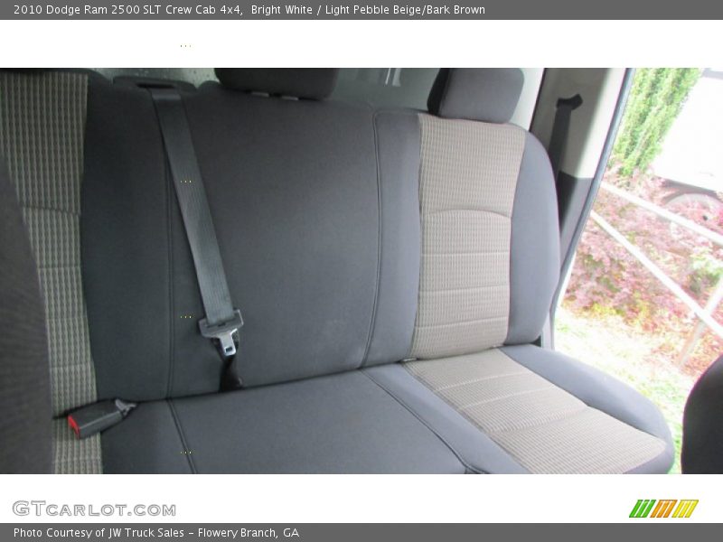 Bright White / Light Pebble Beige/Bark Brown 2010 Dodge Ram 2500 SLT Crew Cab 4x4