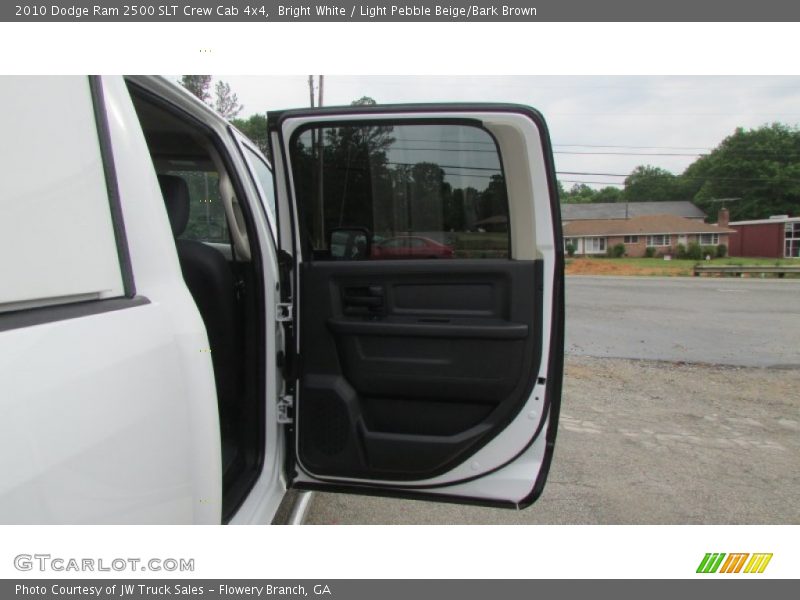 Bright White / Light Pebble Beige/Bark Brown 2010 Dodge Ram 2500 SLT Crew Cab 4x4