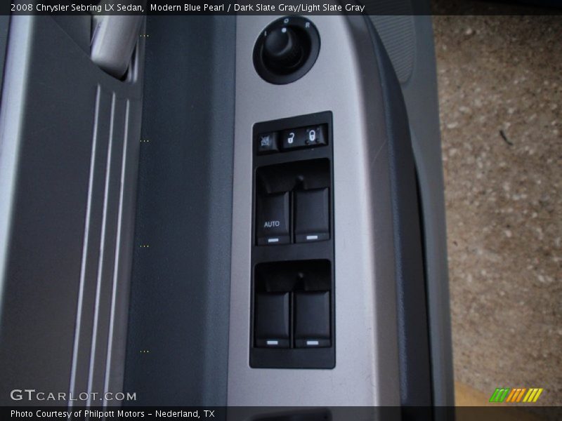 Modern Blue Pearl / Dark Slate Gray/Light Slate Gray 2008 Chrysler Sebring LX Sedan