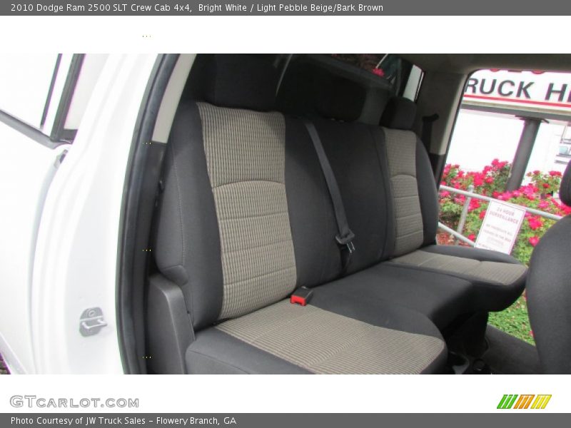 Bright White / Light Pebble Beige/Bark Brown 2010 Dodge Ram 2500 SLT Crew Cab 4x4