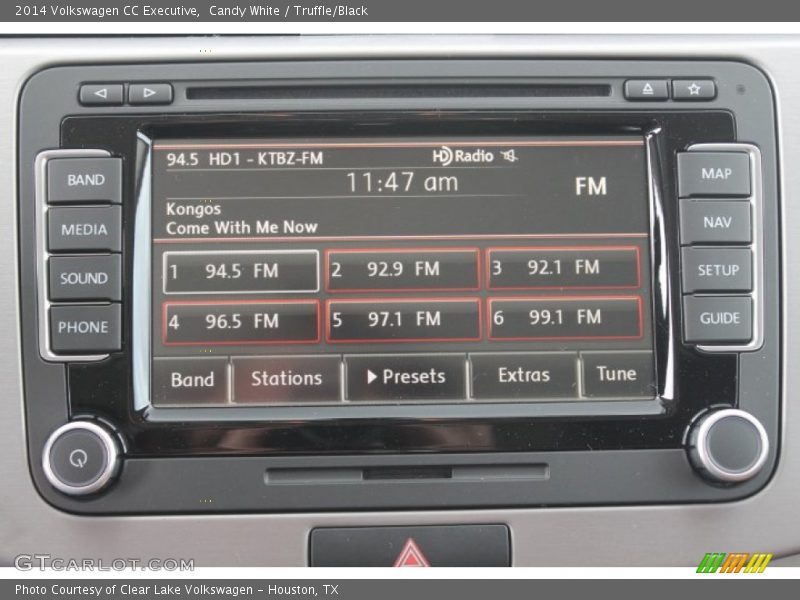 Candy White / Truffle/Black 2014 Volkswagen CC Executive