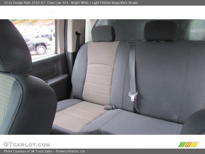 Bright White / Light Pebble Beige/Bark Brown 2010 Dodge Ram 2500 SLT Crew Cab 4x4