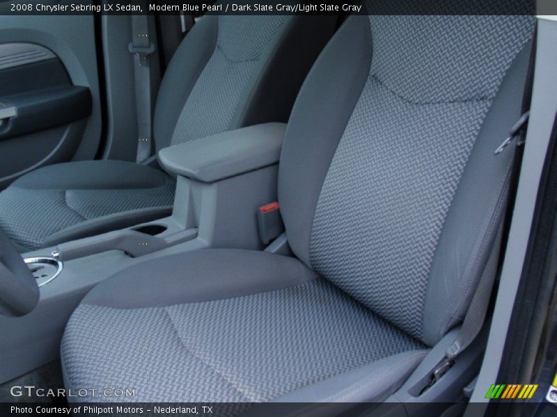 Modern Blue Pearl / Dark Slate Gray/Light Slate Gray 2008 Chrysler Sebring LX Sedan