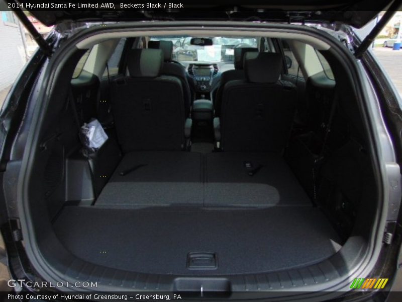 Becketts Black / Black 2014 Hyundai Santa Fe Limited AWD