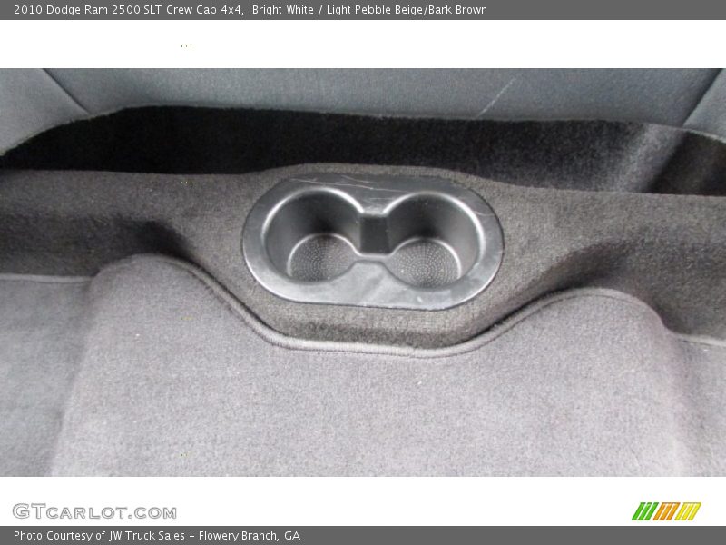 Bright White / Light Pebble Beige/Bark Brown 2010 Dodge Ram 2500 SLT Crew Cab 4x4