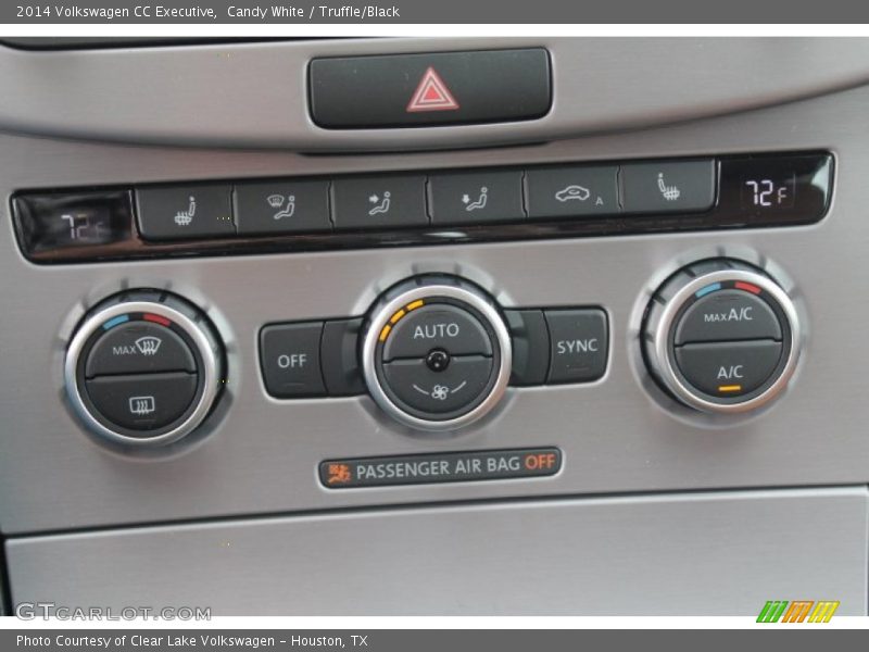 Candy White / Truffle/Black 2014 Volkswagen CC Executive
