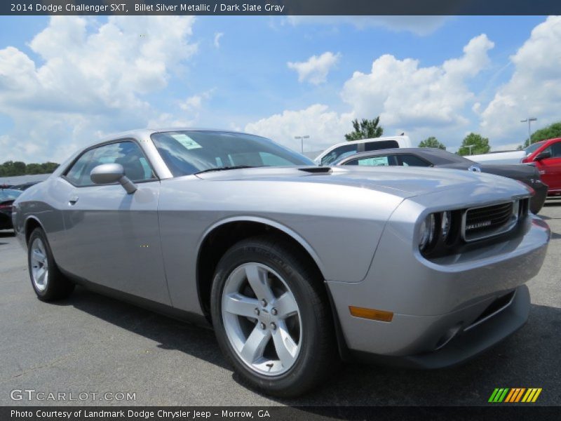 Billet Silver Metallic / Dark Slate Gray 2014 Dodge Challenger SXT