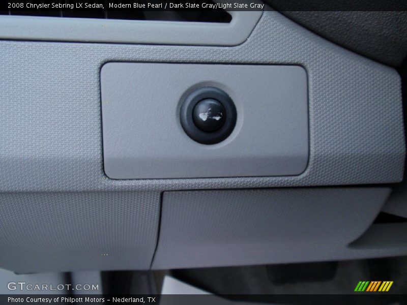 Modern Blue Pearl / Dark Slate Gray/Light Slate Gray 2008 Chrysler Sebring LX Sedan