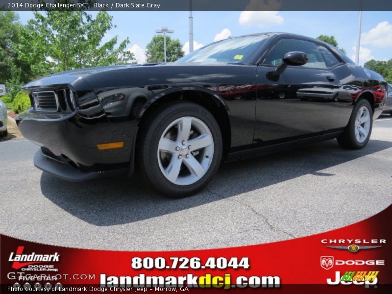 Black / Dark Slate Gray 2014 Dodge Challenger SXT