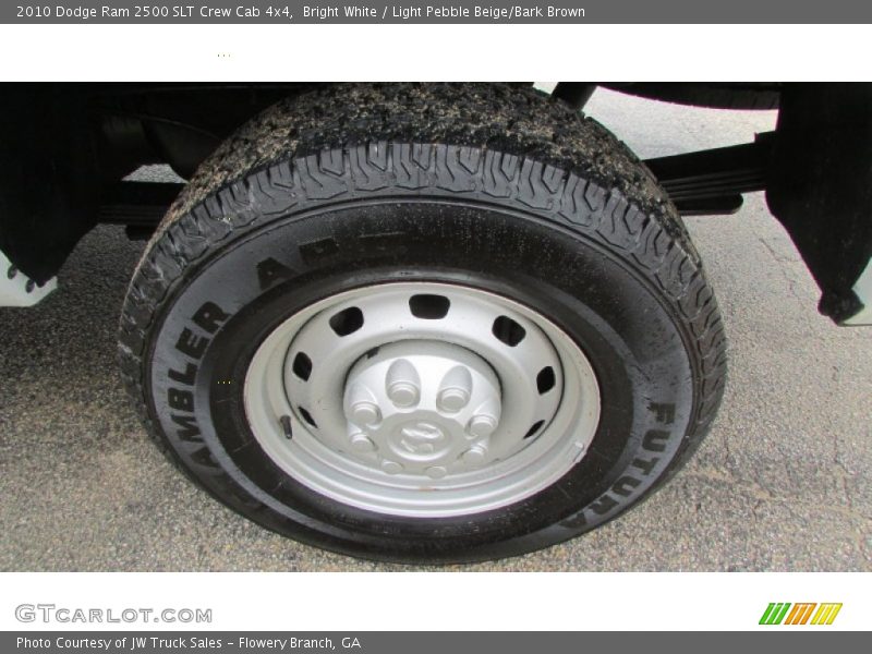 Bright White / Light Pebble Beige/Bark Brown 2010 Dodge Ram 2500 SLT Crew Cab 4x4