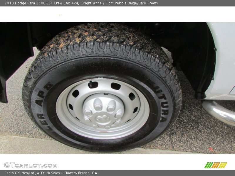 Bright White / Light Pebble Beige/Bark Brown 2010 Dodge Ram 2500 SLT Crew Cab 4x4
