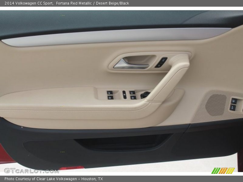 Fortana Red Metallic / Desert Beige/Black 2014 Volkswagen CC Sport